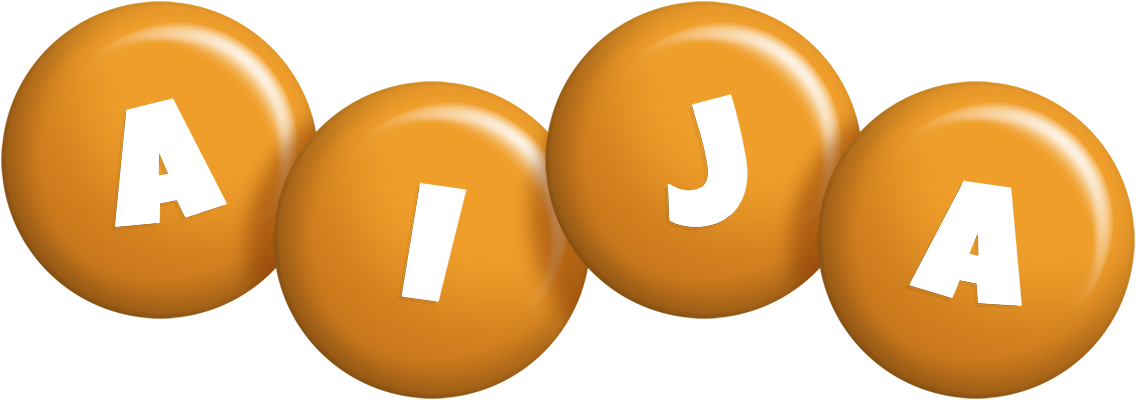 Aija candy-orange logo