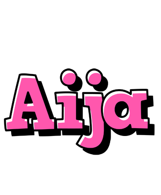 Aija girlish logo