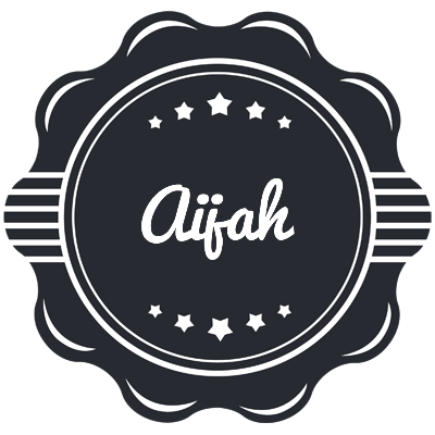 Aijah badge logo
