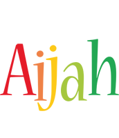 Aijah birthday logo