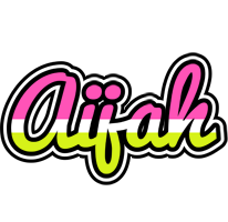 Aijah candies logo