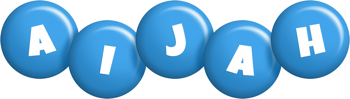 Aijah candy-blue logo