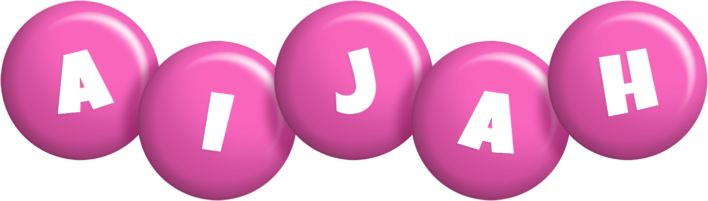 Aijah candy-pink logo