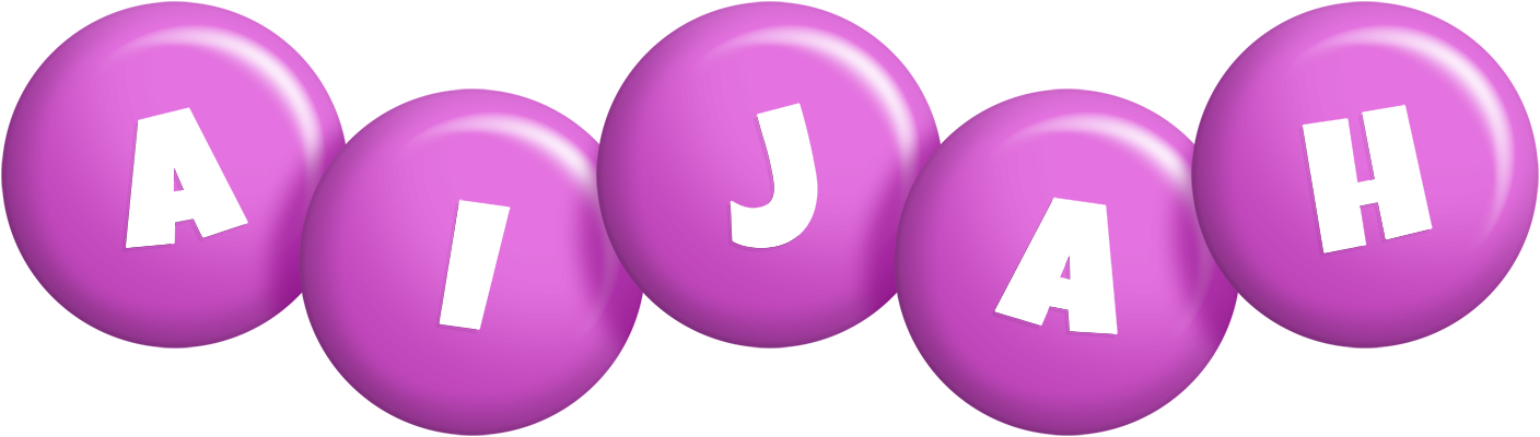 Aijah candy-purple logo