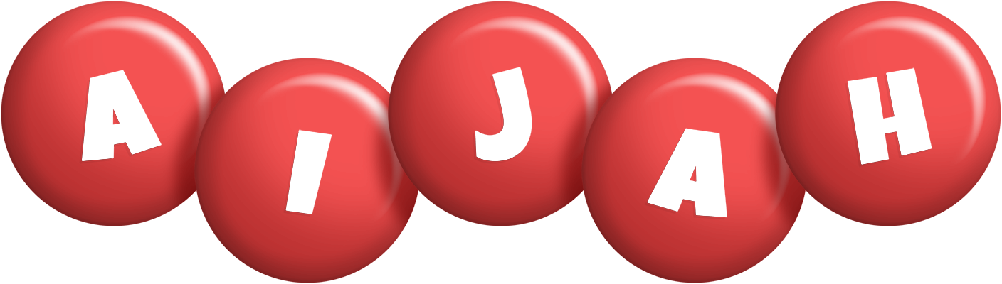 Aijah candy-red logo