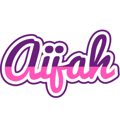 Aijah cheerful logo