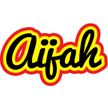 Aijah flaming logo
