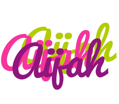 Aijah flowers logo