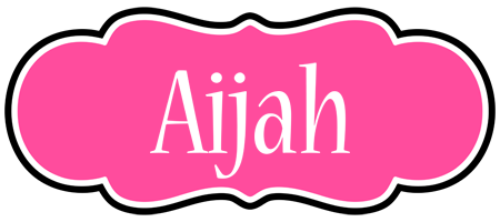 Aijah invitation logo