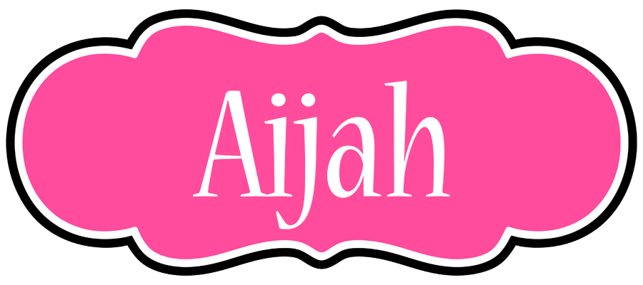 Aijah invitation logo