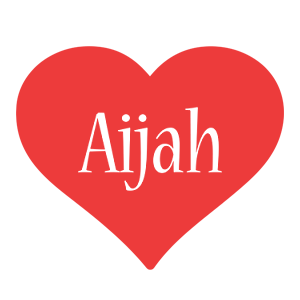 Aijah love logo
