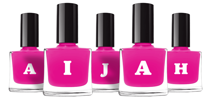 Aijah nails logo