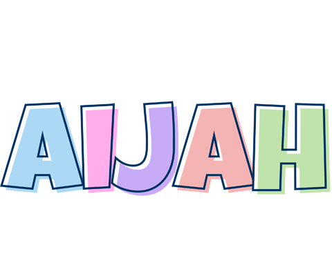 Aijah pastel logo