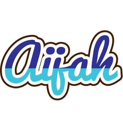 Aijah raining logo