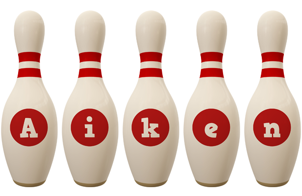 Aiken bowling-pin logo