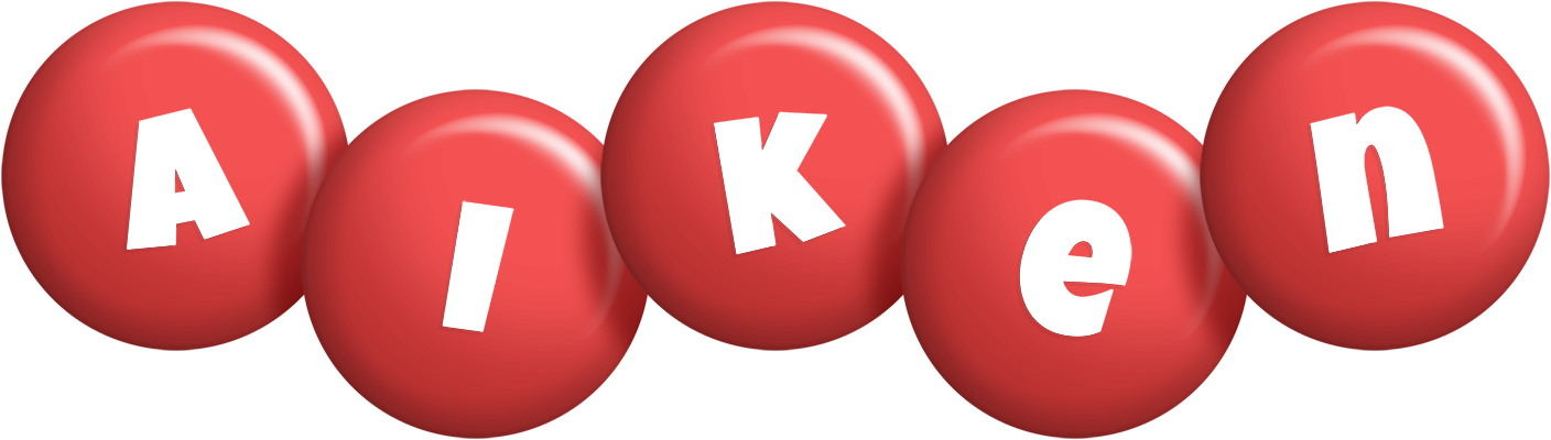 Aiken candy-red logo