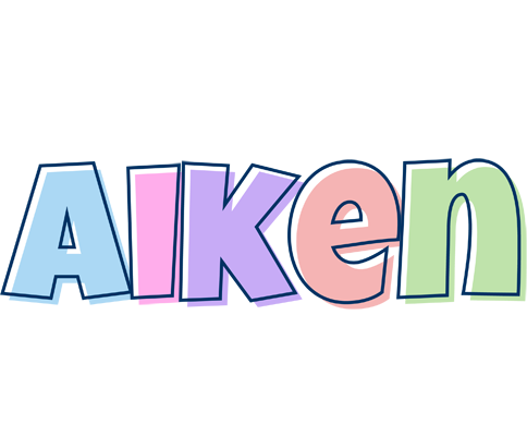 Aiken pastel logo