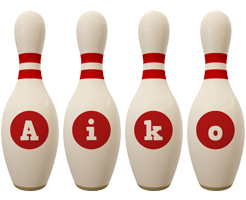 Aiko bowling-pin logo