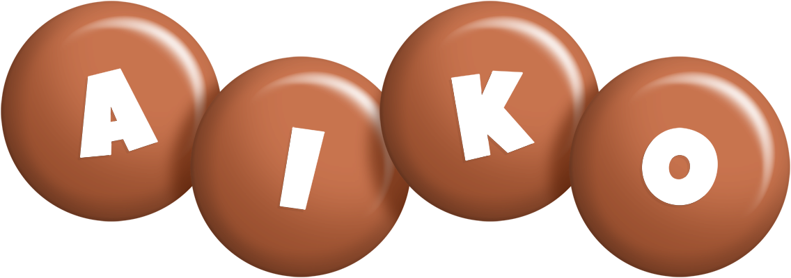 Aiko candy-brown logo