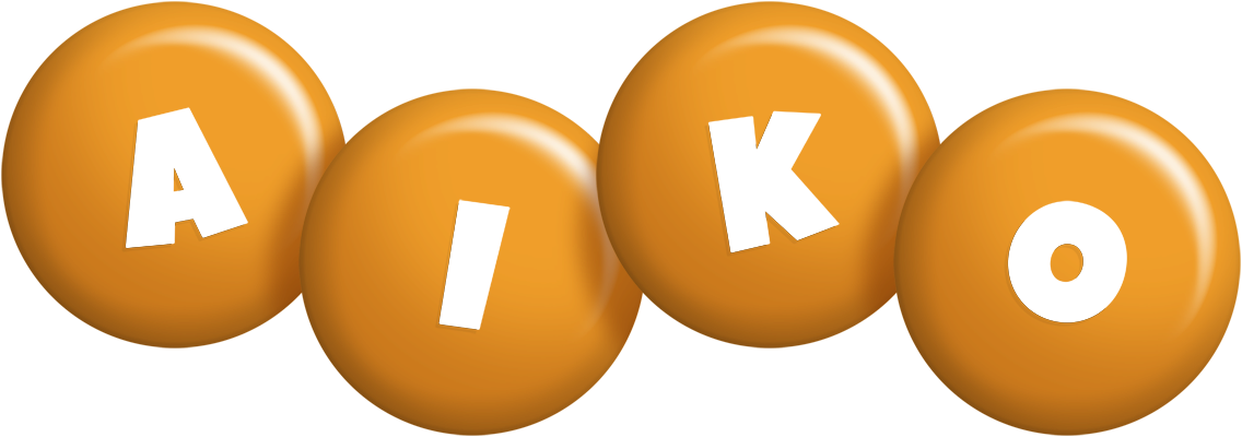 Aiko candy-orange logo