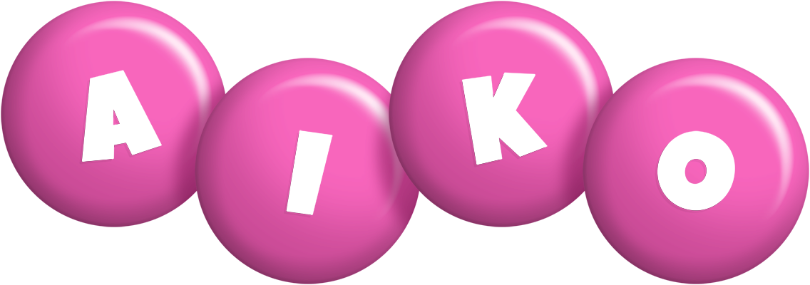 Aiko candy-pink logo