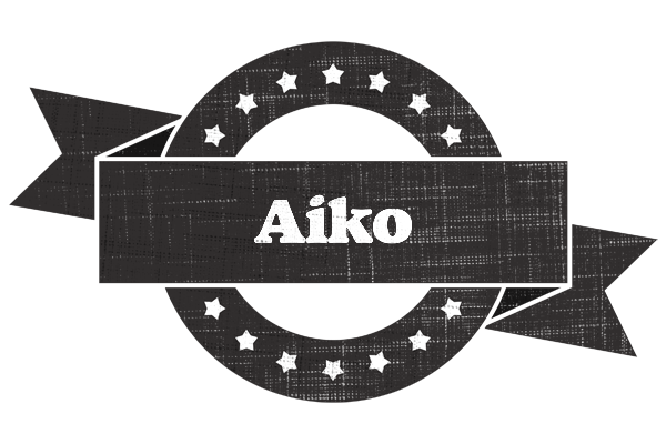 Aiko grunge logo