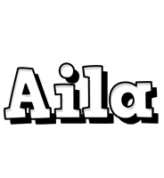 Aila snowing logo