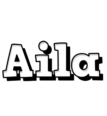 Aila snowing logo