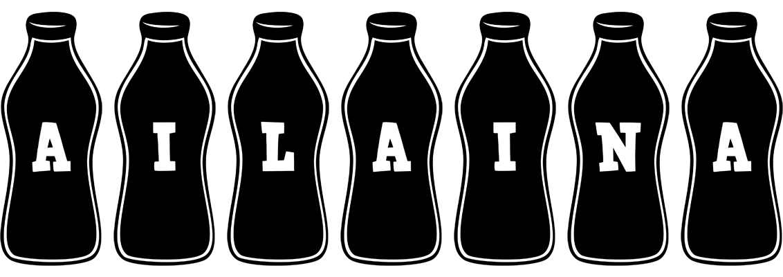 Ailaina bottle logo