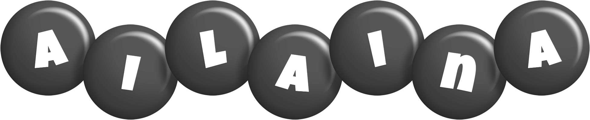 Ailaina candy-black logo