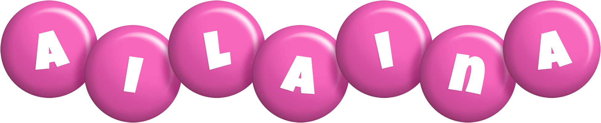 Ailaina candy-pink logo