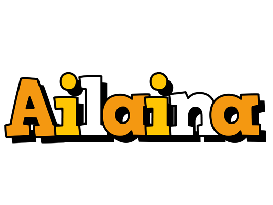 Ailaina cartoon logo