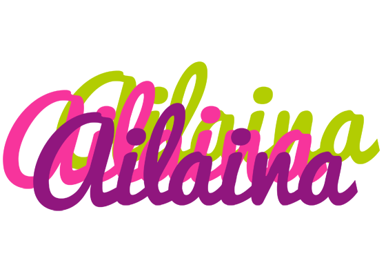 Ailaina flowers logo