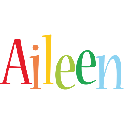 Aileen birthday logo