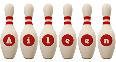 Aileen bowling-pin logo
