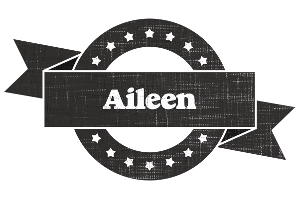 Aileen grunge logo