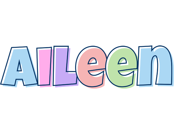 Aileen pastel logo