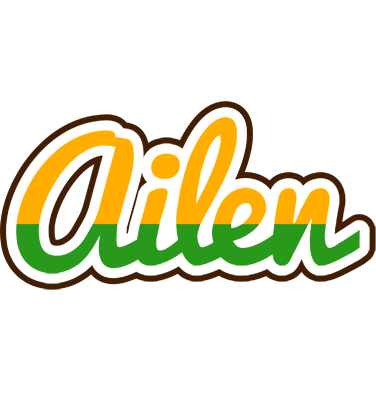 Ailen banana logo