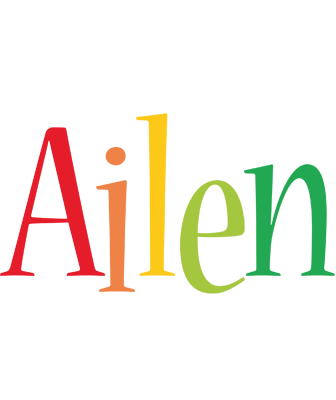 Ailen birthday logo