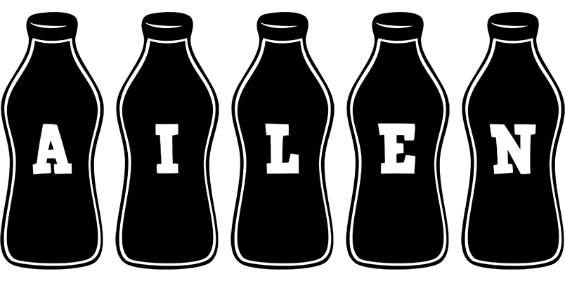Ailen bottle logo