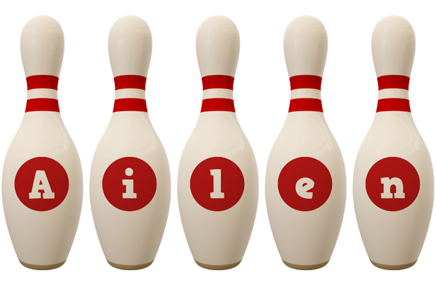 Ailen bowling-pin logo