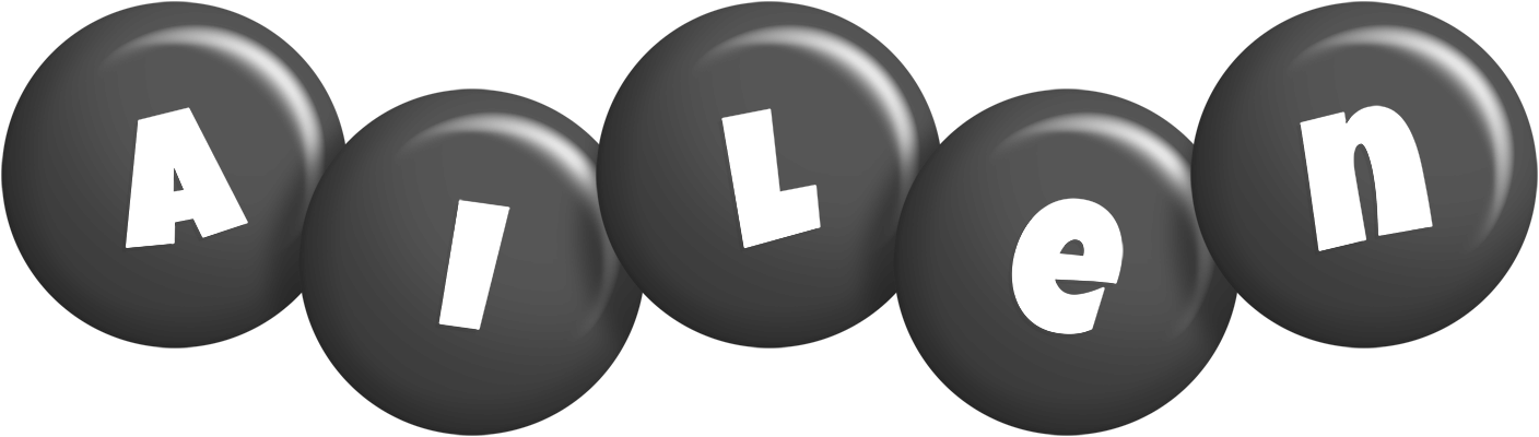 Ailen candy-black logo
