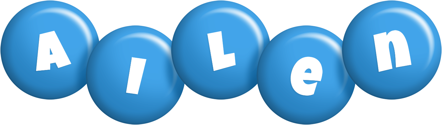 Ailen candy-blue logo