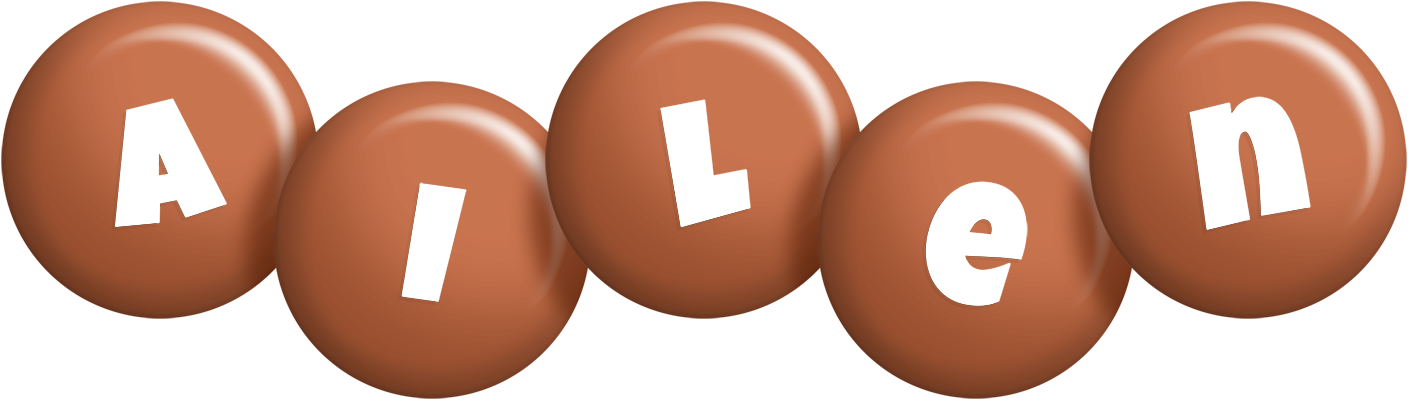Ailen candy-brown logo