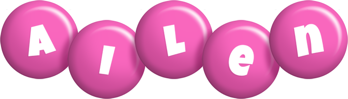 Ailen candy-pink logo
