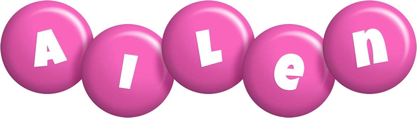 Ailen candy-pink logo