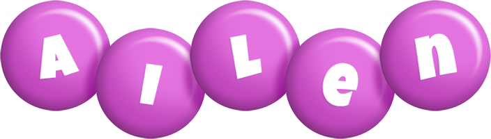 Ailen candy-purple logo