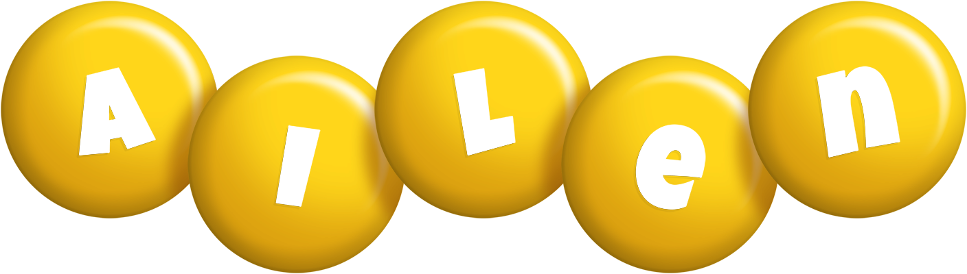 Ailen candy-yellow logo