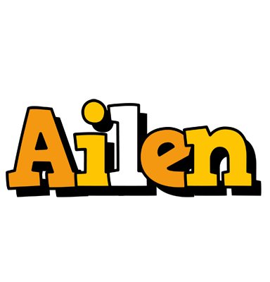 Ailen cartoon logo