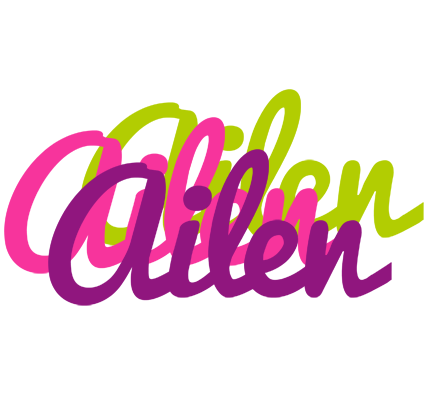 Ailen flowers logo